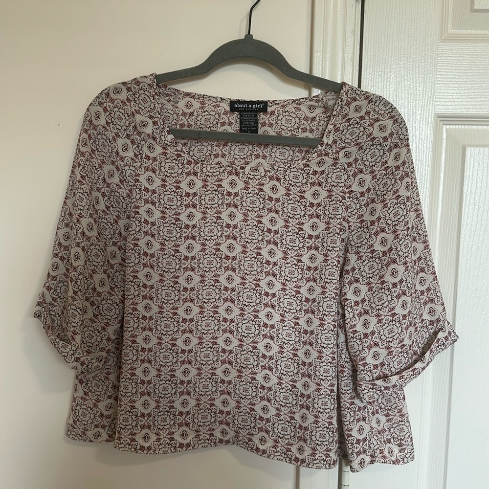 Boho pattern blouse